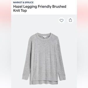 Market & Spruce brushed knit sweater